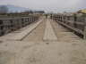 Old wooden bridge across Glazne